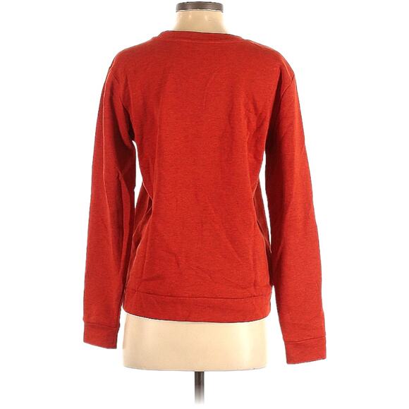 Jacqueline de Yong Sweatshirt Unstoppable Red Long Sleeve Crewneck Women's Small - Picture 2 of 12